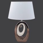 ΛΑΜΠΑ ΟΒΑΛ INOX-ΛΕΥΚΟ ΜΕ ΛΕΥΚΟ ΚΑΠΕΛΟ LA022890