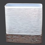 ΛΑΜΠΑ ΟΡΘΟΓΩΝΙΑ INOX-ΛΕΥΚΟ LA051840